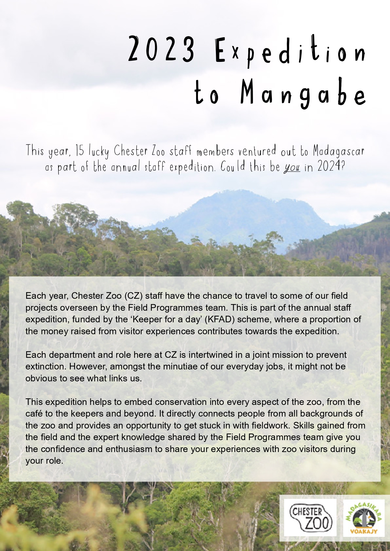 2023 Expedition to Mangabe  Newsletter 3 page 0007